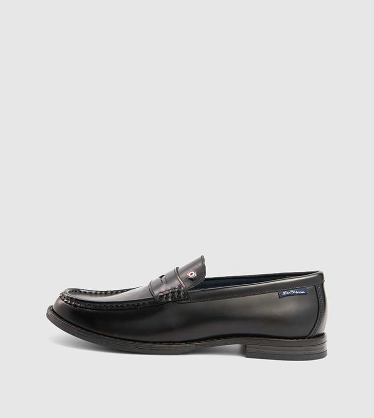 FULFORD Solid Leather Loafers