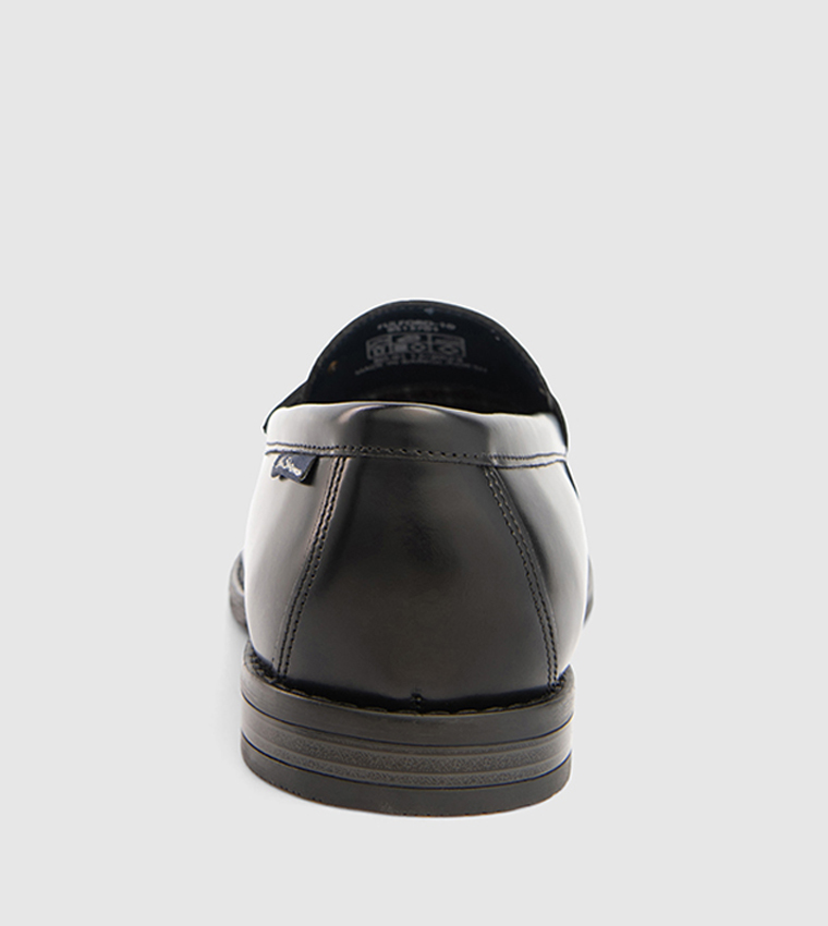 FULFORD Solid Leather Loafers