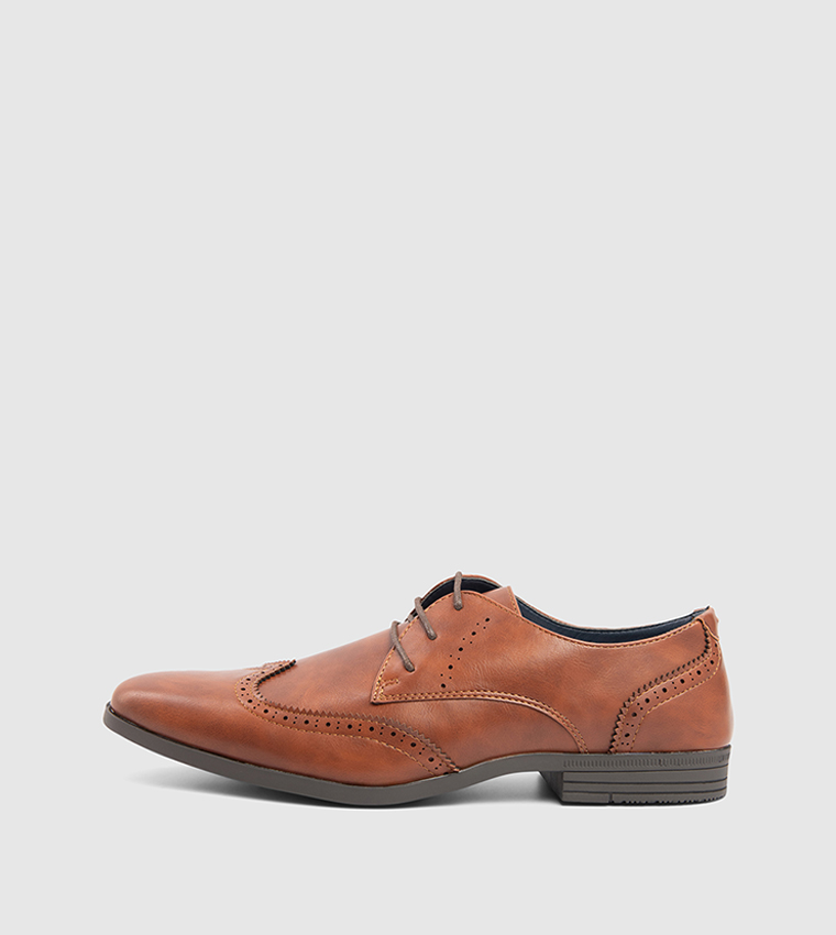 CLIVE Solid Lace-Up Shoes