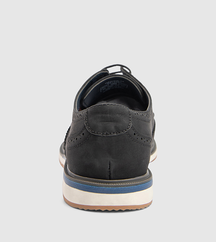MEXICO Solid Lace-Up Shoes