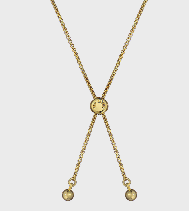 CHERLA Crystal Button Adjustable Bracelet