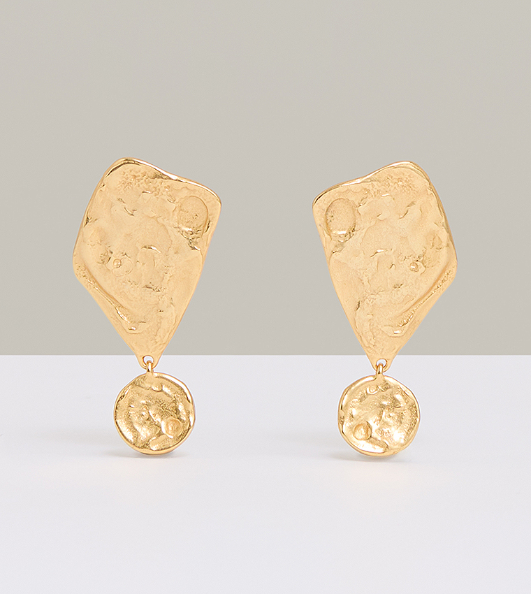 MASON Molten Large Drop Earrings