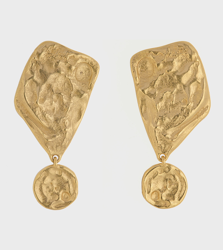 MASON Molten Large Drop Earrings