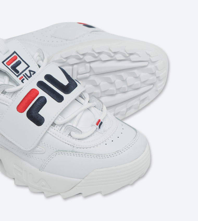 Fila disruptor ii outlet white fila navy applique