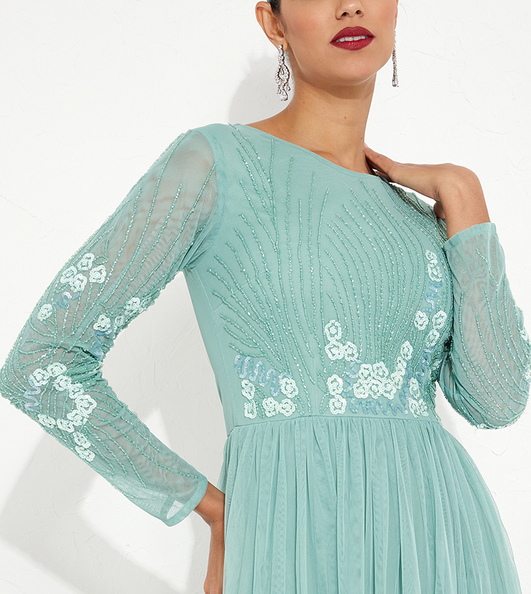 Embellished waist dress hotsell