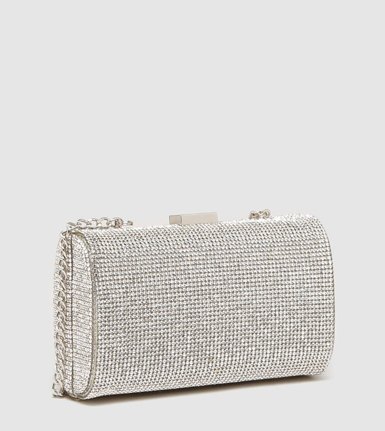 حقيبة يد -فضي