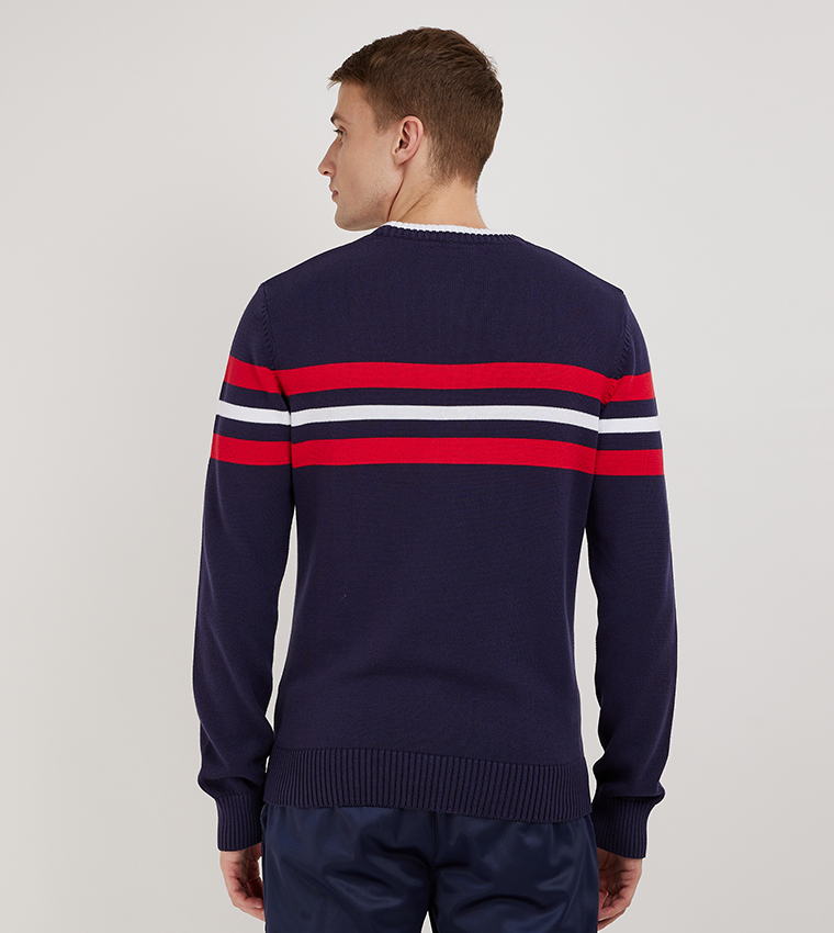 Navy fila jumper online