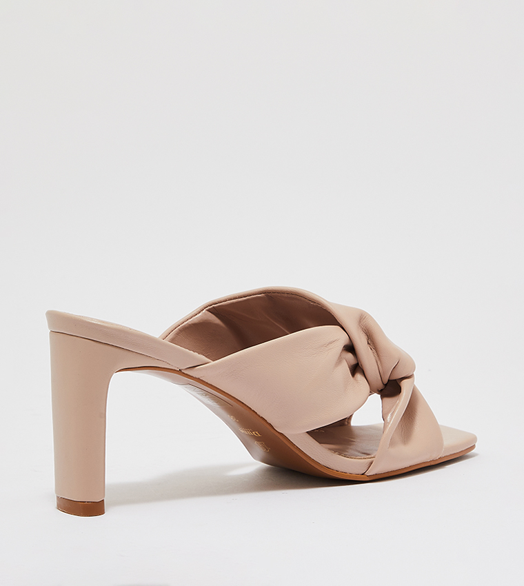 MAGNET Twist Knot Heeled Sandals