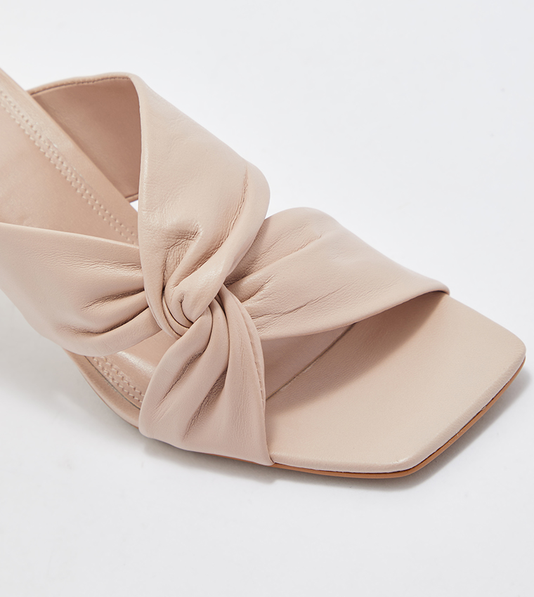 MAGNET Twist Knot Heeled Sandals