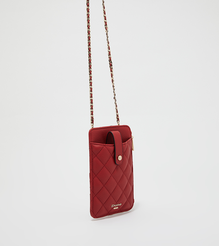 Buy Dune London Kimmyy Phone Lanyard Purses In Red 6thStreet UAE