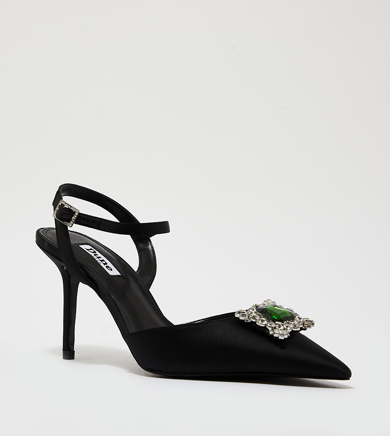 Buy Dune London CHOSEN Embellished Stiletto Heels In Black 6thStreet UAE