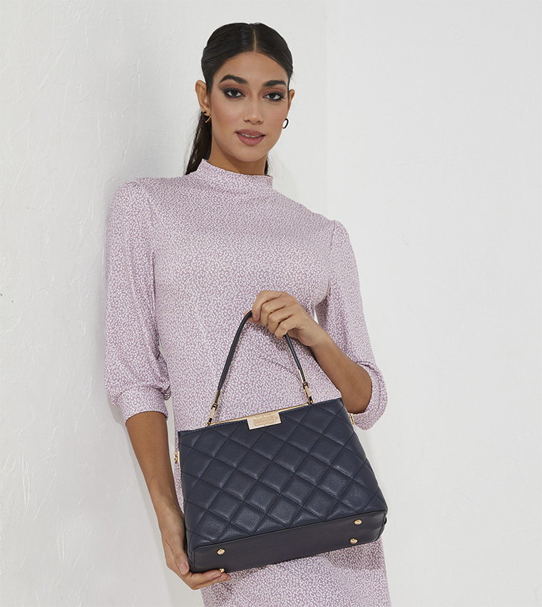 Buy Dune London DATES Quilted Handheld Satchel Bag With Detachable