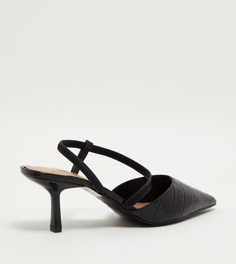 Dune black slingback store shoes