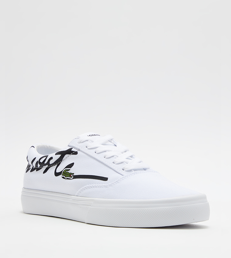GRIPSHOT BL Logo Printed Lace-Up Sneakers