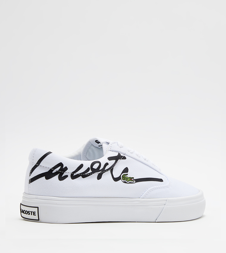 GRIPSHOT BL Logo Printed Lace-Up Sneakers
