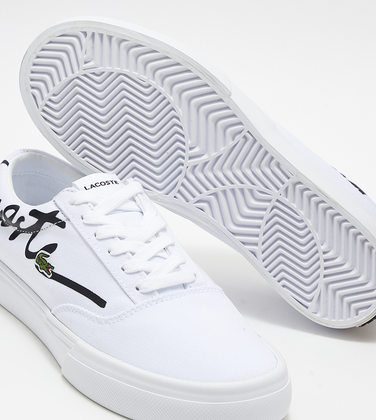 GRIPSHOT BL Logo Printed Lace-Up Sneakers