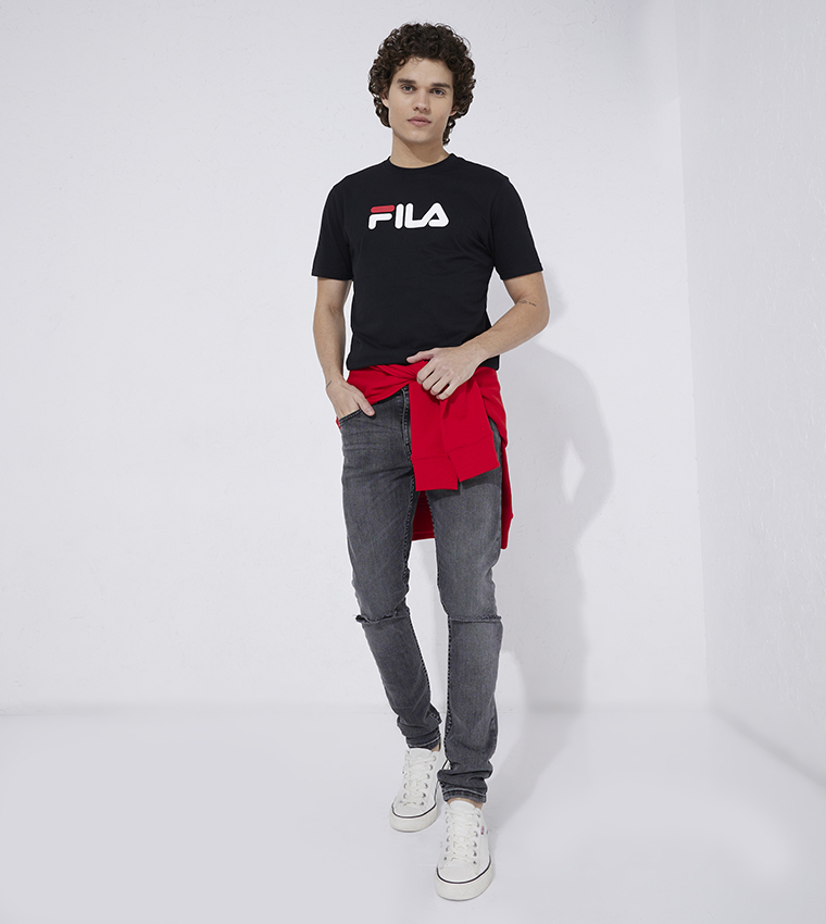 Logo Printed Crew Neck T-Shirt