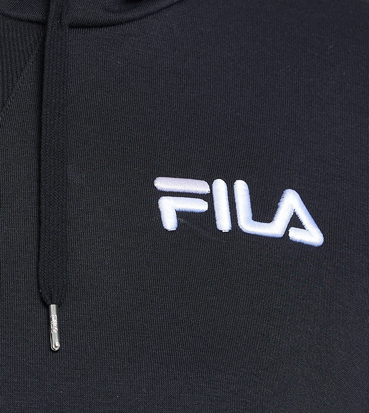 Logo Embroidered Long Sleeves Hoodie