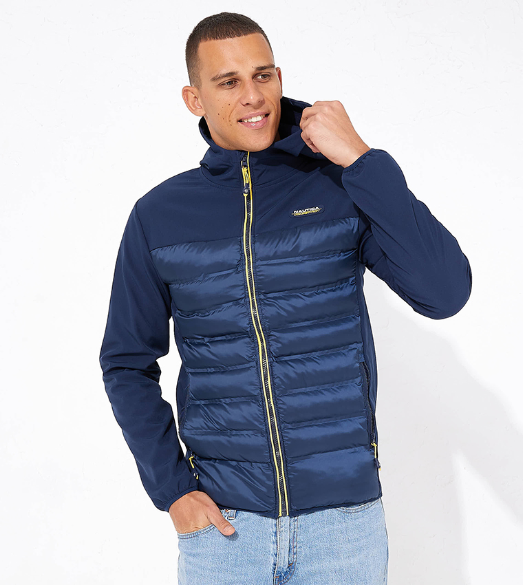 Buy Nautica Long Sleeves Puffer Jacket In Blue 6thStreet UAE