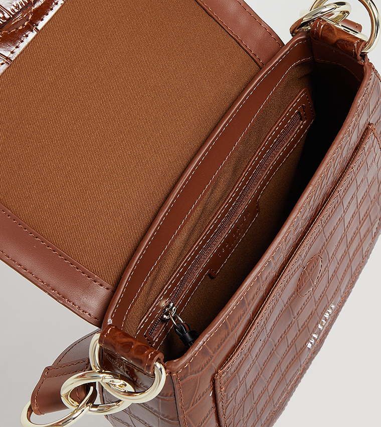 DARSILA Textured Crossbody Bag