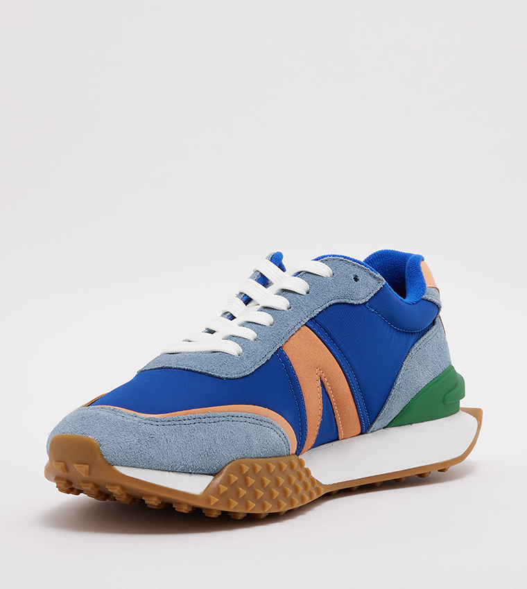 Buy Lacoste L SPIN DELUXE Lace Up Sneakers In Blue