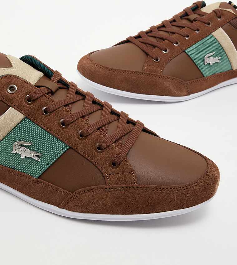 Buy Lacoste CHAYMON Lace Up Low Top Sneakers In Brown 6thStreet Bahrain