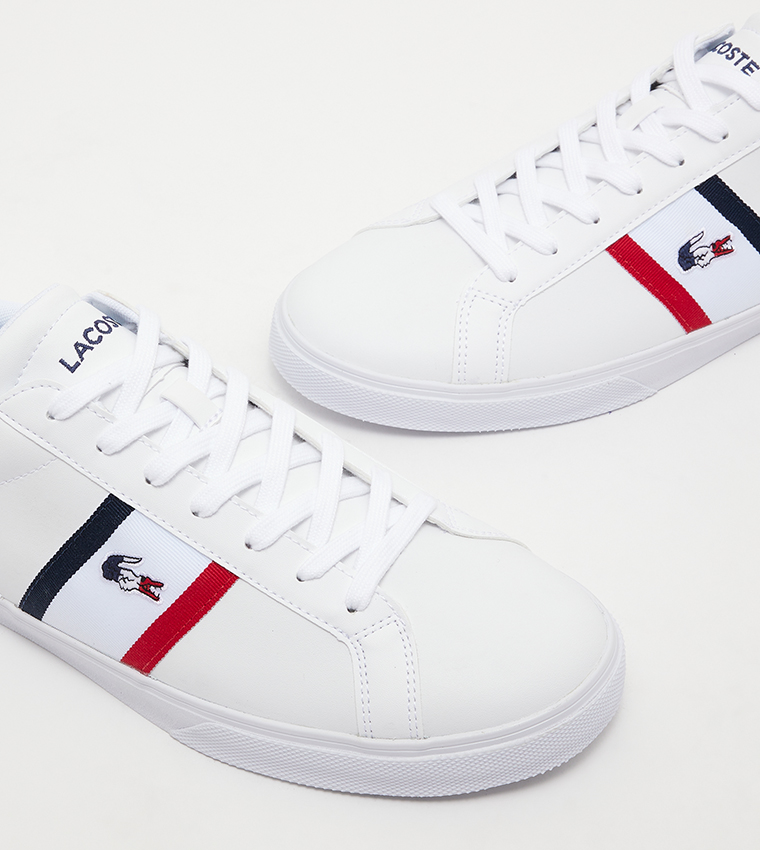 Buy Lacoste LEROND PRO TRI Lace Up Low Top Sneakers In White