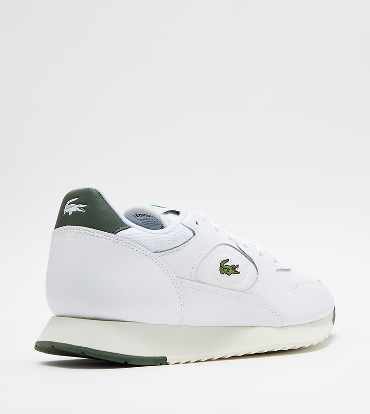 Lacoste white deals trainers