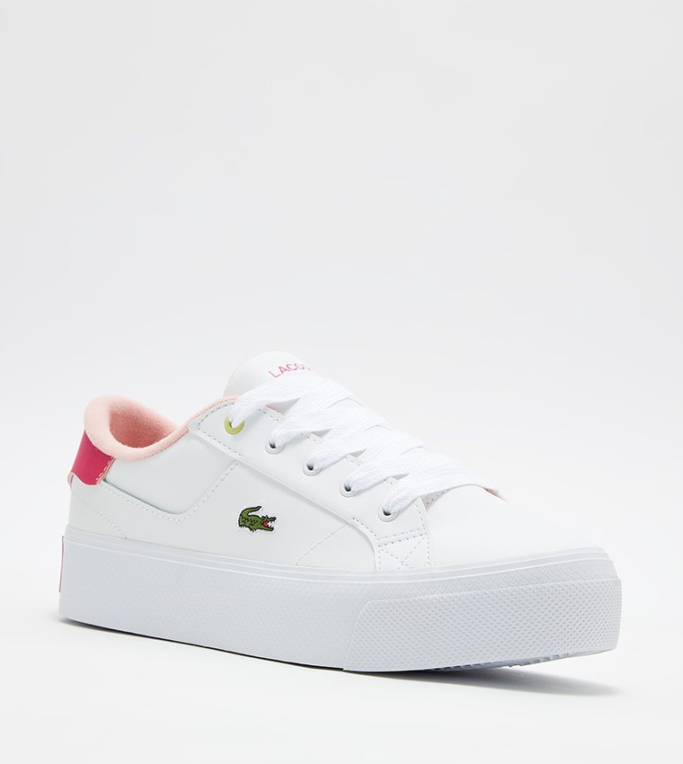 ZIANE PLATFORM Logo Detail Lace-Up Sneakers