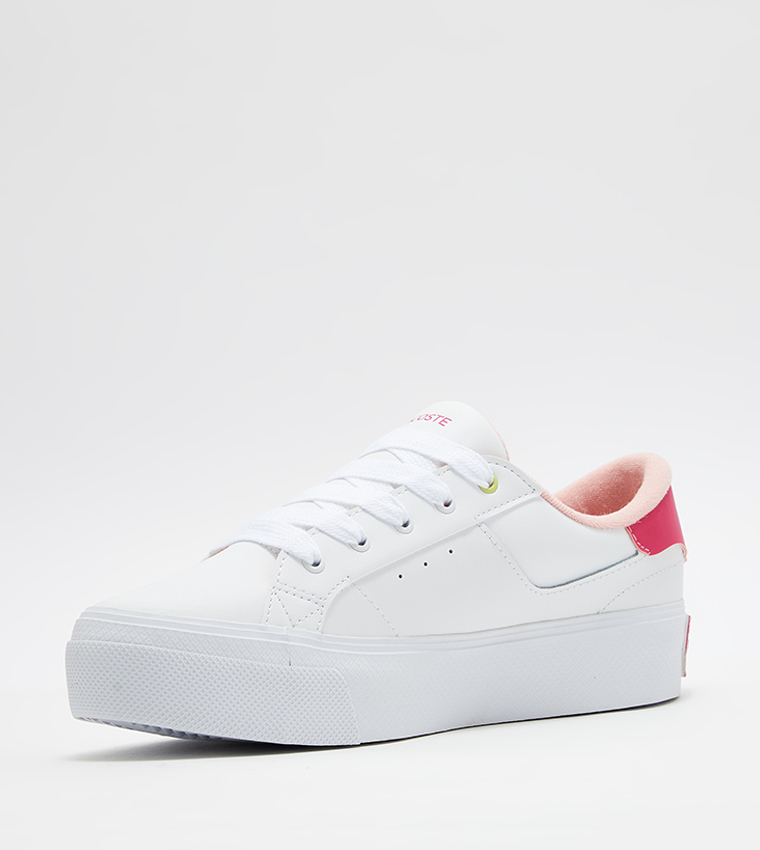 ZIANE PLATFORM Logo Detail Lace-Up Sneakers