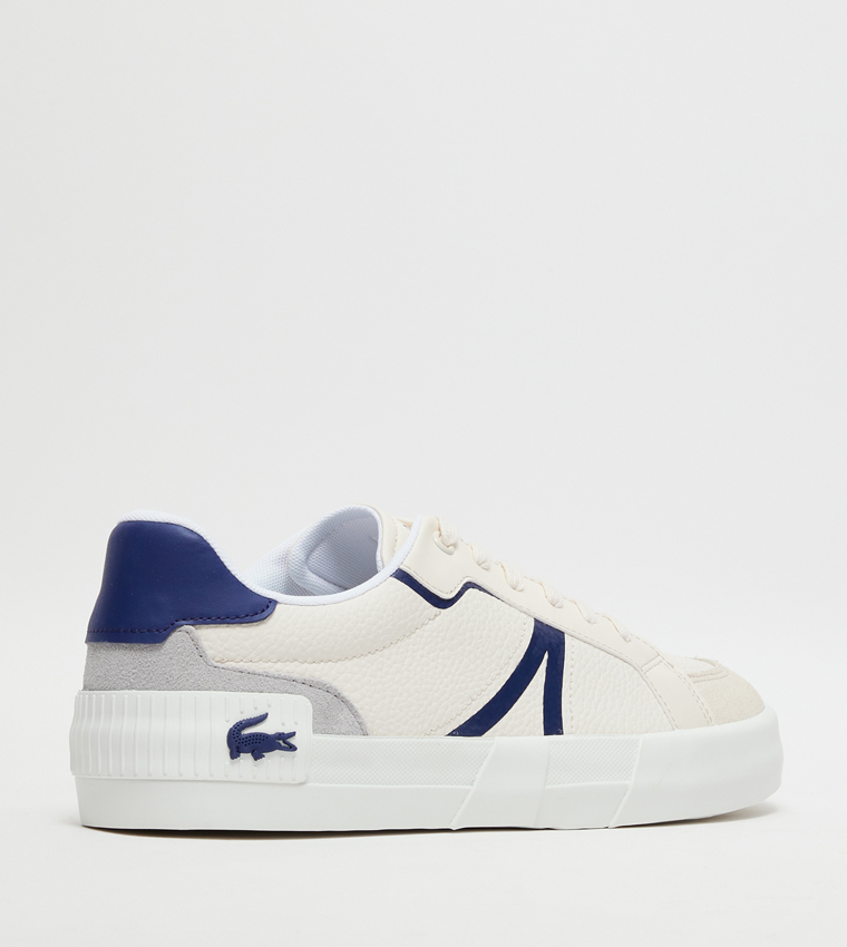 Buy Lacoste L004 Color Block Low Top Sneakers In Off White | 6thStreet ...