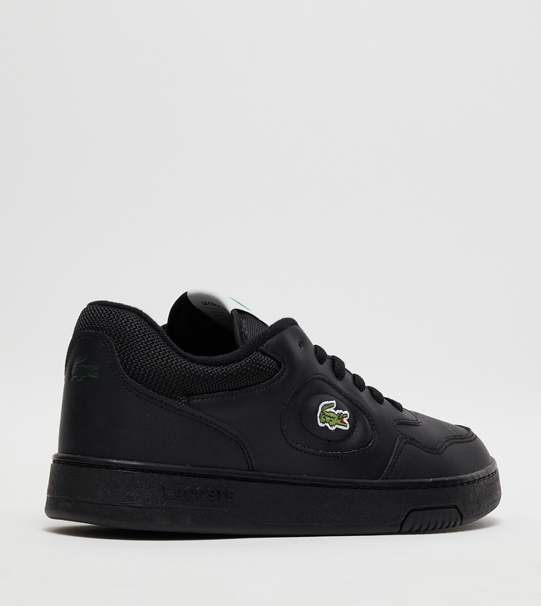 Buy Lacoste LINESET Leather Lace Up Sneakers In Black 6thStreet UAE