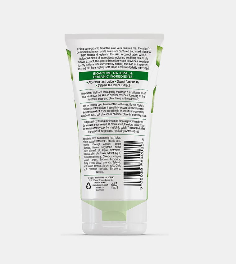 Aloe Vera Creamy Face Wash, 150ml