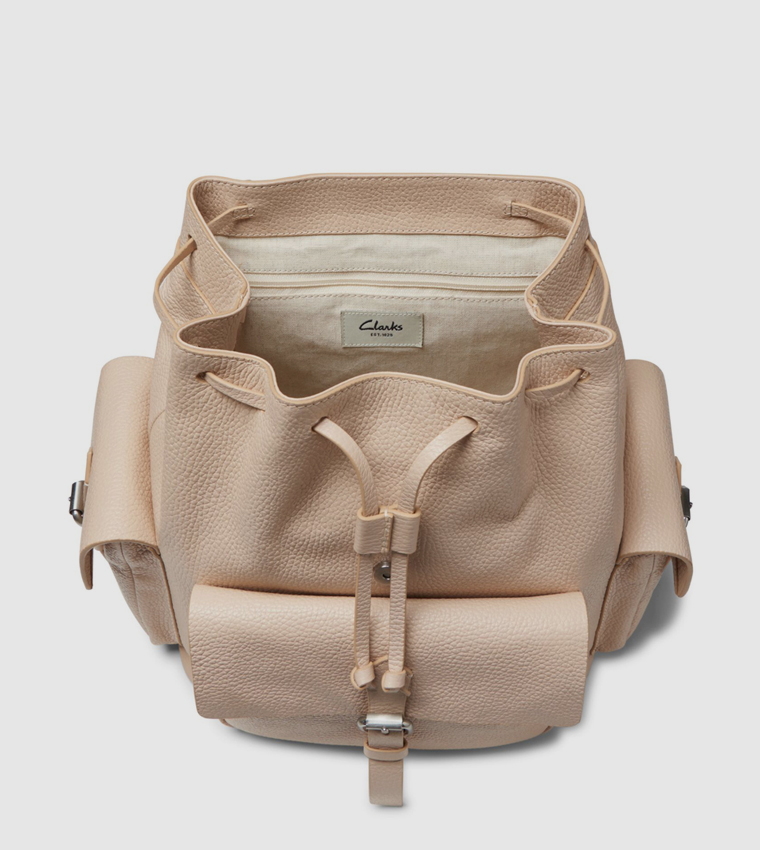 Buy Clarks RAELYN Textured Backpack In Nude | 6thStreet Saudi Arabia