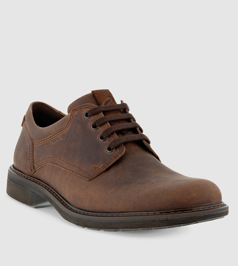 Buy ECCO Solid Casual Low Top Shoes In Brown | 6thStreet Kuwait