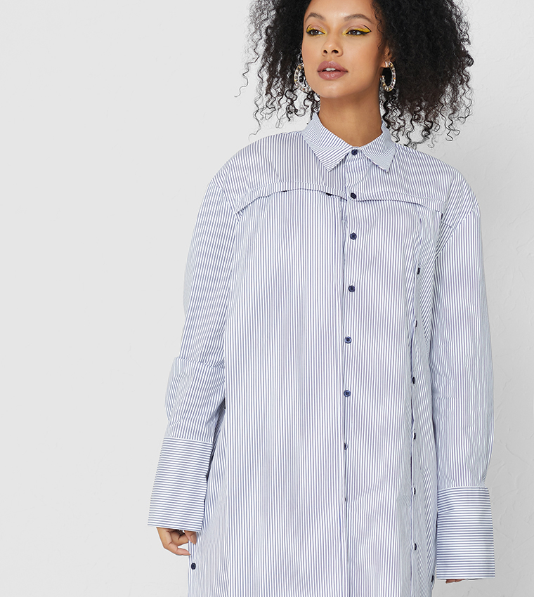 Poplin Full Length Dress