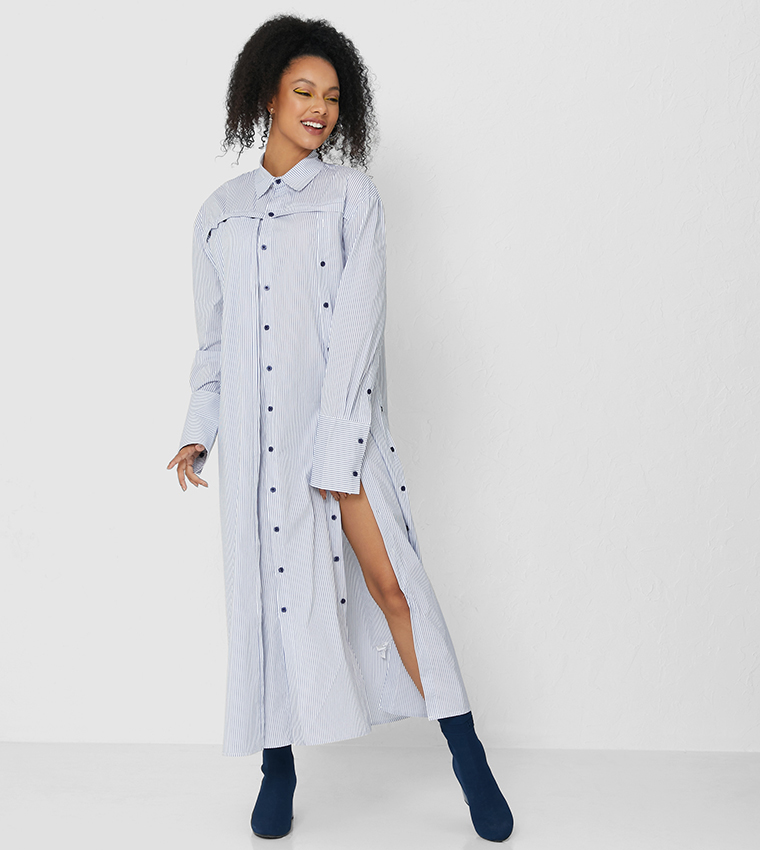 Poplin Full Length Dress
