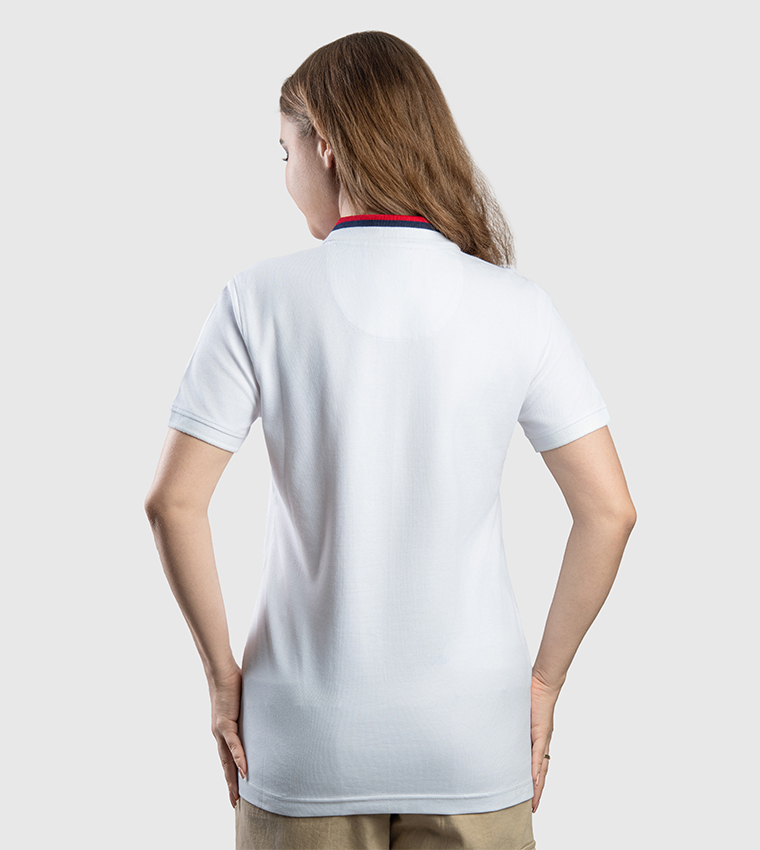 Logo Embroidered Short Sleeves Polo T-Shirt