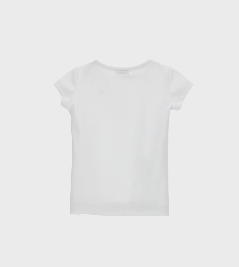 Belted Crew Neck T-Shirt