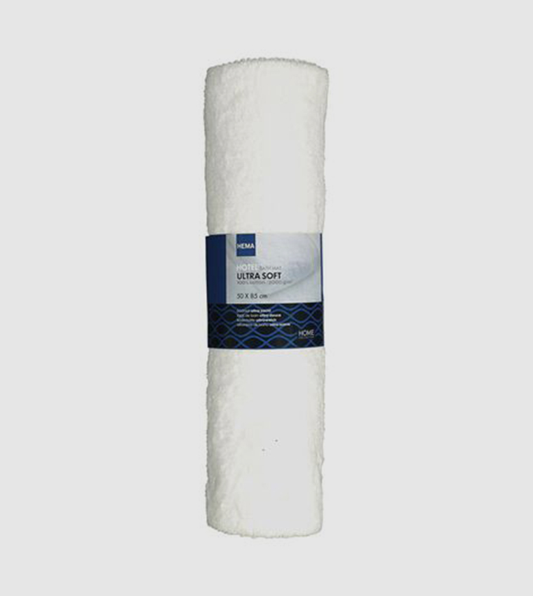 Bathmat Soft White 50x85
