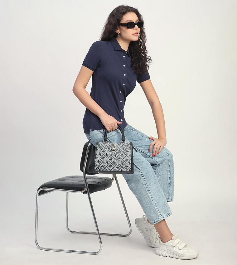 Logo Embroidered Short Sleeves Shirt