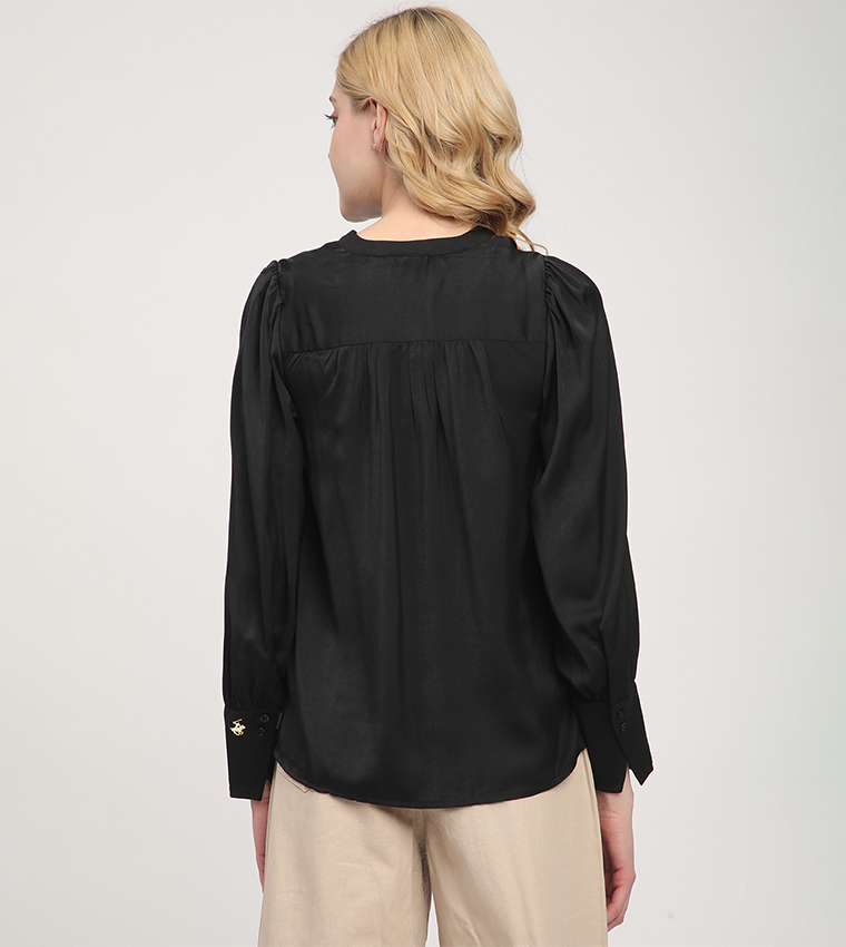 Solid Long Sleeves Shirt