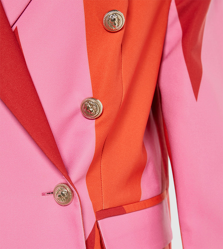 X Zeynep Tosun Lapel Collar Oversize Blazer Jacket