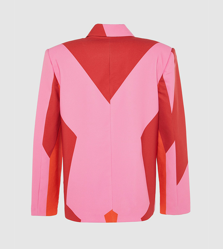 X Zeynep Tosun Lapel Collar Oversize Blazer Jacket