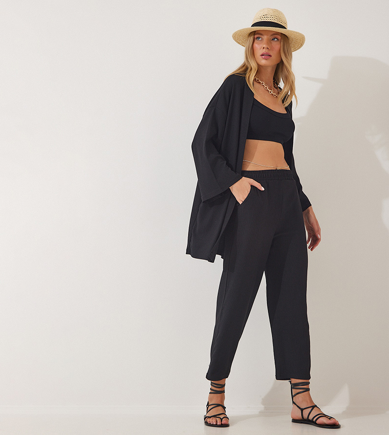 SET KIMONO AND PANTS main image 1