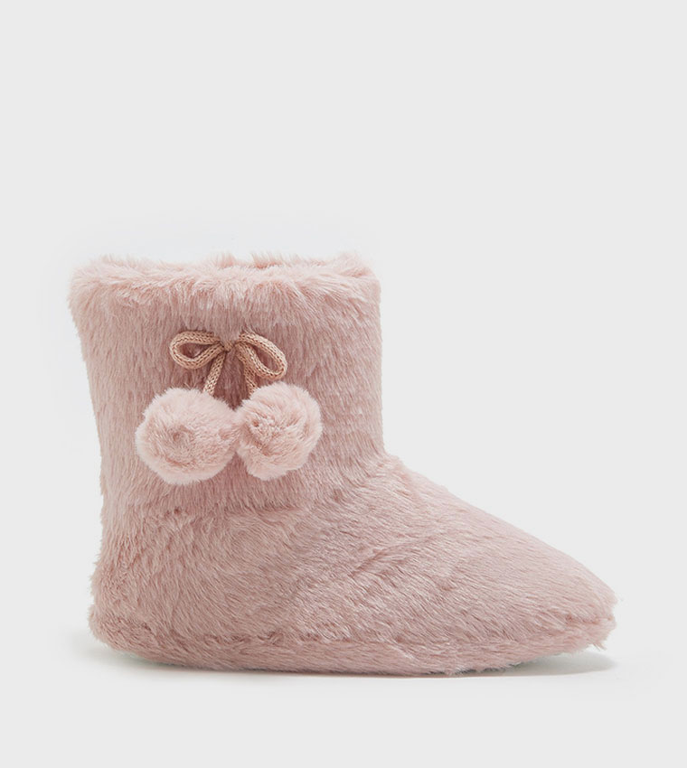 حذاء منزلي بنقشة حيوانات