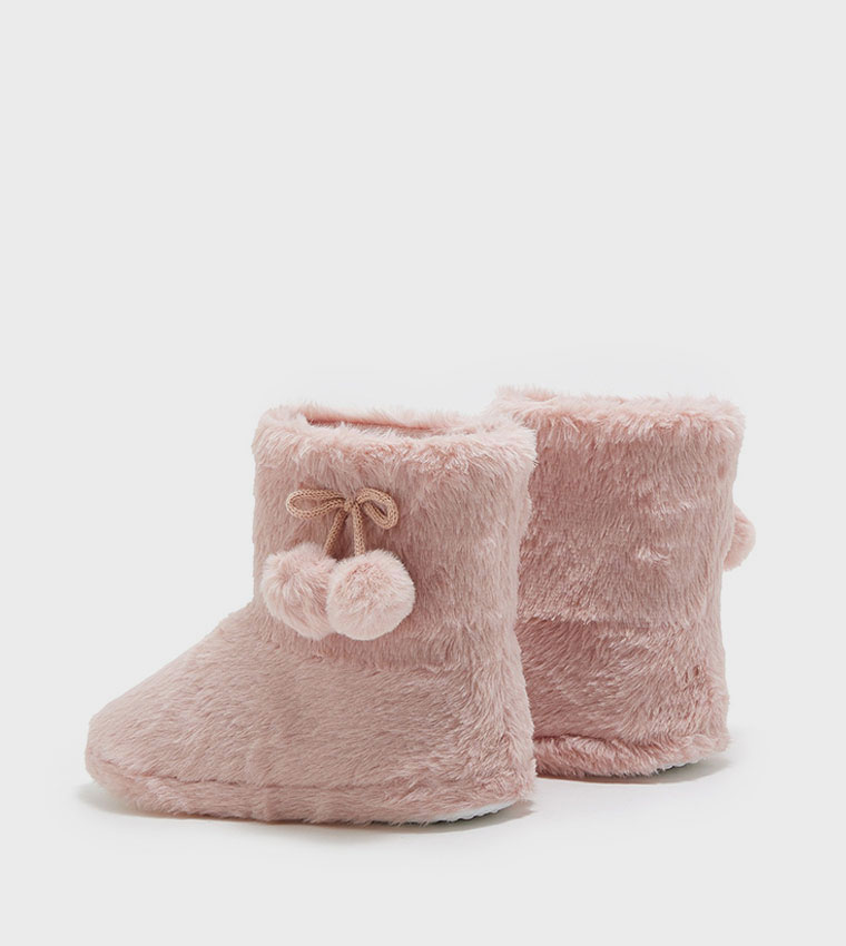 حذاء منزلي بنقشة حيوانات