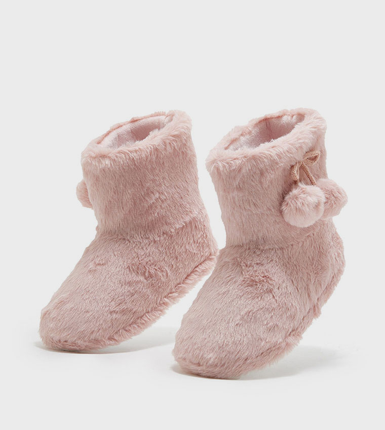 حذاء منزلي بنقشة حيوانات