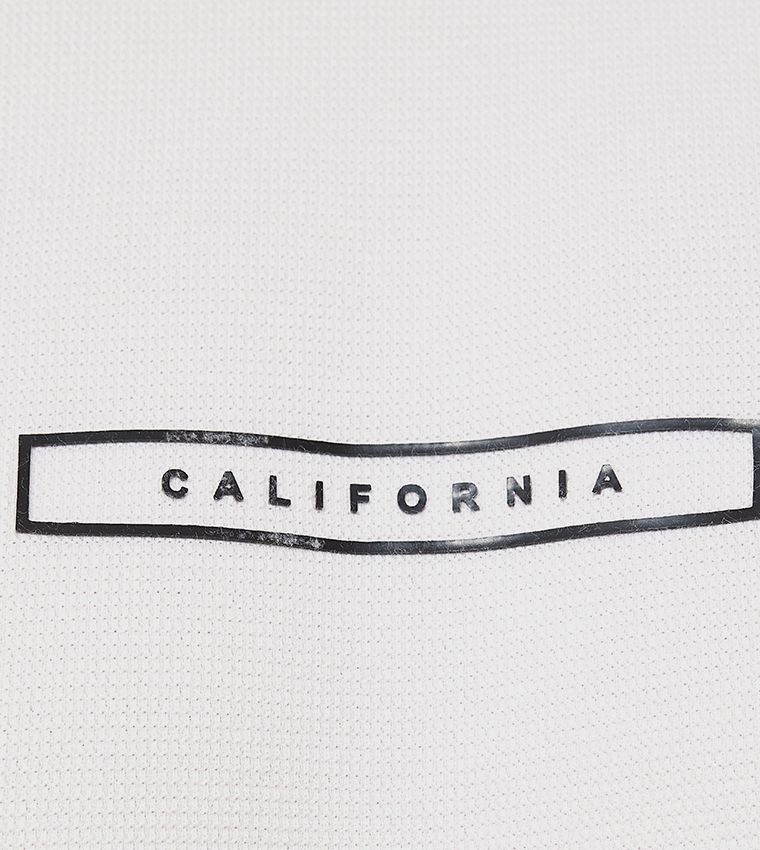 Printed T-Shirt with Crew Neck and Short Sleeves