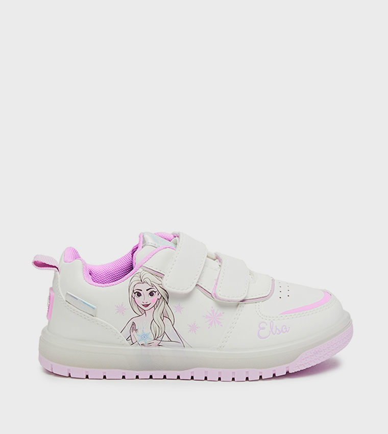 Buy R&B Elsa Print Velcro Shoes In White 6thStreet UAE